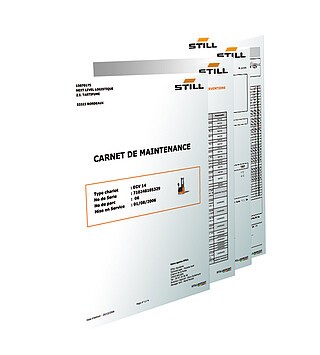 Carnet de maintenance VGP